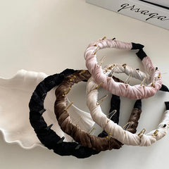 Solid Color Simple Velvet Minimalistic Head Band for Girls Fashion Elegant Chic Hair Band for Women Ladies Hair Accessories