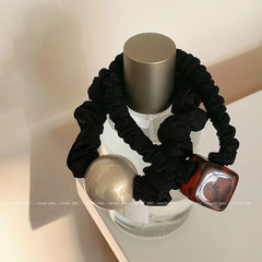 Classic High Elastic Elegant Simple Scunchies for Girls Fashion Minimalistic Stylish Hair Ties for Women Ladies Hair Accessories