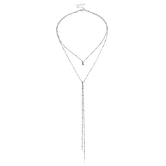 Fashion Link Simple Sweater Chain Necklaces for Girls Minimalistic Trendy Jewellry for Women Ladies Accessories Wholesale