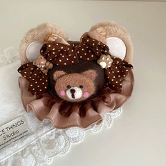 Fashion Animals Bear Polka Dot Hair Clips for Baby Girls Sweet Hat Alligators for Kids Children Hair Accessories in Stock Chic