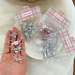 Minimalistic Cute Bowknot Hair Clips for Baby Girls Chic Alligator Kids Hair Accessories 5cm Size Sweet Fashion Accessory