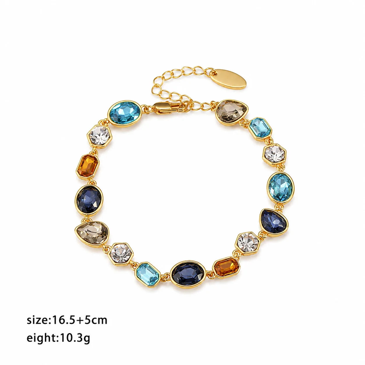 Fashion Copper 18K Gold Plated Bracelets for Girls Sweet Luxury Dainty Jewelry for Women Ladies Wholesale China Manufacturer