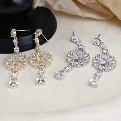 Female Rhinestone Tassel New Design Drop Earring Fashion Elegant Graceful Luxurious Dainty Wholesale Daily Jewelry Accessories