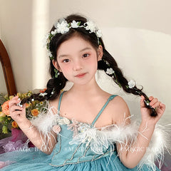 Flower Imitation Pearl Head Band for Baby Girls Sweet Cute Princess Hair Band for Kids Children Hair Accessories in Stock