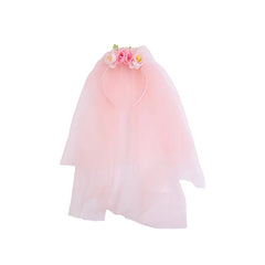 Cute Princess Style Flower Tulle Headband for Baby Girls Sweet Hair Accessories for Kids and Teens Stock Available