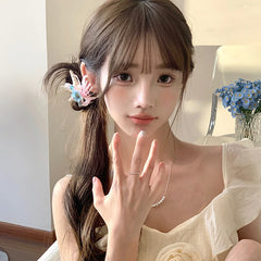 Hot Sale Starfish Flowers Small Decorative Alligator Clips Trendy Hawaiian Wholesale in Stock Hairpins Accessories for Women