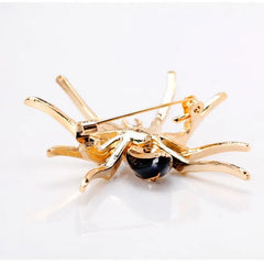 Fashion Glitter Spider Luxury Sparkle Brooches for Girls Stylish Pins Jewelry for Women Ladies Accessories Wholesale Hot Sale