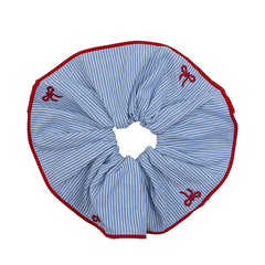 Girls Plaid Bowknot Double Layer Large Scrunchies Ponytail Holder Sweet Fashion Wholesale in Stock Hair Ties Accessories for Kid