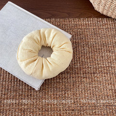 Brand New Women's Soft Cotton Plaid Scrunchies Colorful Cute Hair Ties for Girls Fashionable Accessories with Sweet Style