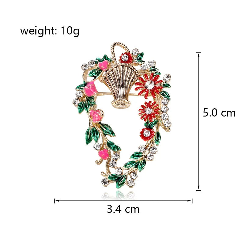 Fashion Sunflowers Sweet Trendy Brooches for Girls Elegant Glamorous Charms Pins Jewelry for Women Ladies Accessories Wholesale