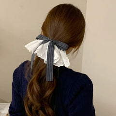 Women 2025 New Design Bowknot Ribbon Simple Alligator Clips Elegant Fashion Bulk Order in Stock Hairpins Accessories for Daily
