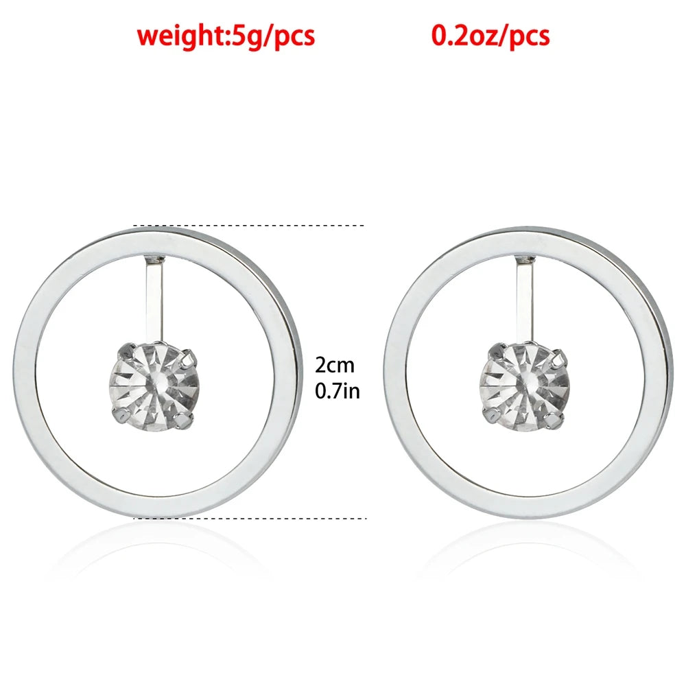 Fashion Simple Mimimalistic Glitter Drop Earrings for Girls Elegant Glamorous Refined Jewelry for Women Ladies Accessories