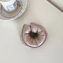 Ladies Solid Colored New Design Large Scrunchies Fashion Elegant Simple High Elastic in Stock Hair Ties Accessories for Women