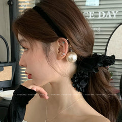 Solid Color Minimalistic Simple Head Band for Girls Imitation Pearl Elegant Graceful Hair Band for Women Ladies Hair Accessories