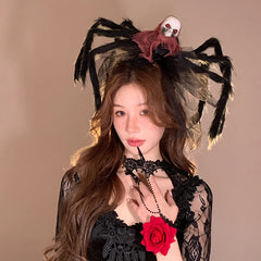 Women 2025 Halloween Festival Spider Human Skeleton Hair Clips Fashion Scary Customized in Stock Hairpins Accessory for Female
