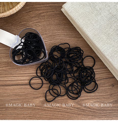 Sweet Cute Simple Minimalistic Scrunchies High Elastic Fashion Hair Ties for Kids Durable Accessory Stock