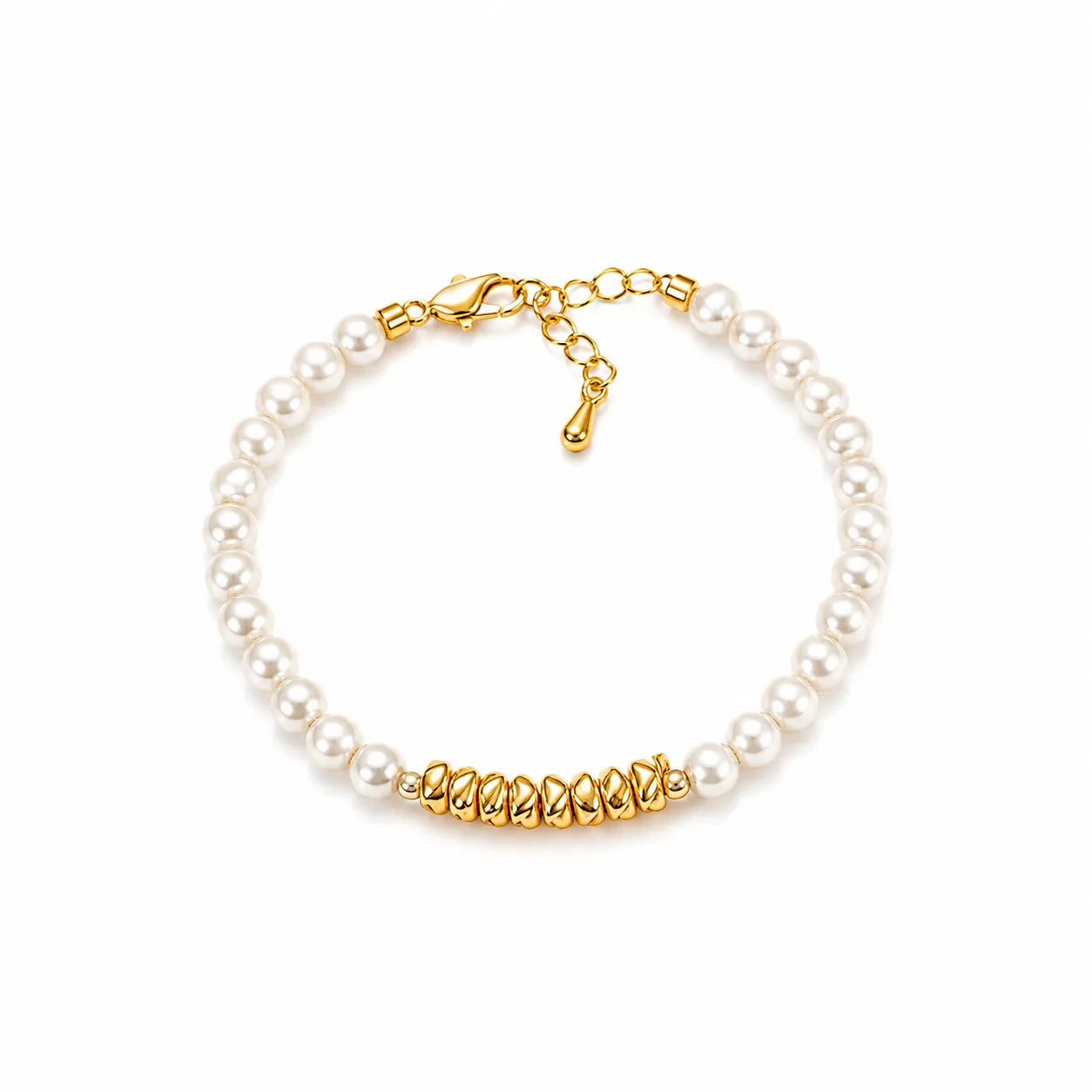 Fashion Simple Pearl Bracelets 18K Gold Plated Jewelry for Women Ladies Wholesale China Manufacturer Bulk Low Moq Classic Trendy