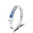 The opening is adjustable. / Blue