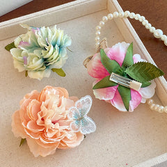 Women Flower Butterfly Decorative Alligator Clips Creative Design Elegant Chic Wholesale in Stock Hairpins Accessory for Female