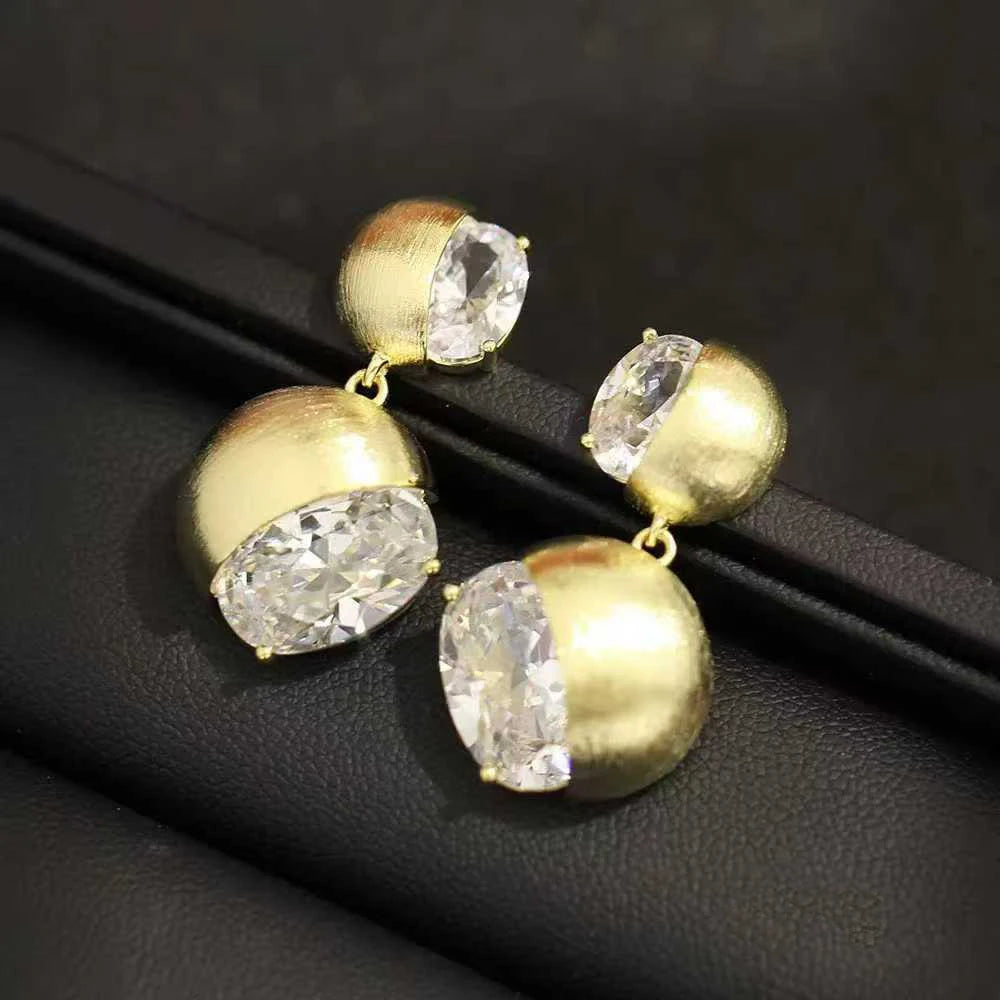Fashion Sweet Leafs Glitter Art Deco Drop Earrings for Girls Cherry Fruit Jewelry for Women Ladies Accessories Chinese Supplier
