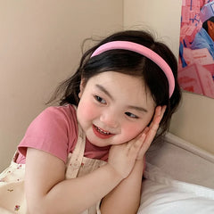 Solid Candy Color Simple Minimalistic Head Bands for Baby Girls Sweet Elegant Hair Band for Kids Child Hair Accessories in Stock