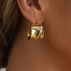 Fashion Simple Glitter Classic Vintage Retro Drop Earrings for Girls Sweet Luxury Dainty Jewelry for Women Ladies Accessories