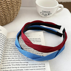 Simple Minimalistic Solid Color Head Band for Baby Girls Fashion Chic Hair Band for Kids Children Hair Accessories in Stock