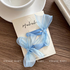 Fashion Sweet Solid Color Bowknot Hair Clips for Baby Girls Heart Shaped Cute Snap Clips for Kids Children Hair Accessories