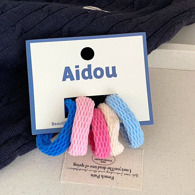 Simple Fashion Sweet High Elastic Scrunchies for Baby Girls Cute Hair Ties for Kids Children Hair Accessories Chinese Suppliers