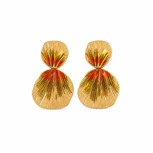 Women New Design 18k Gold-plated S925 Silver Earring Gold Elegant Fashion Trendy Factory Price in Stock Jewelry for Female Daily