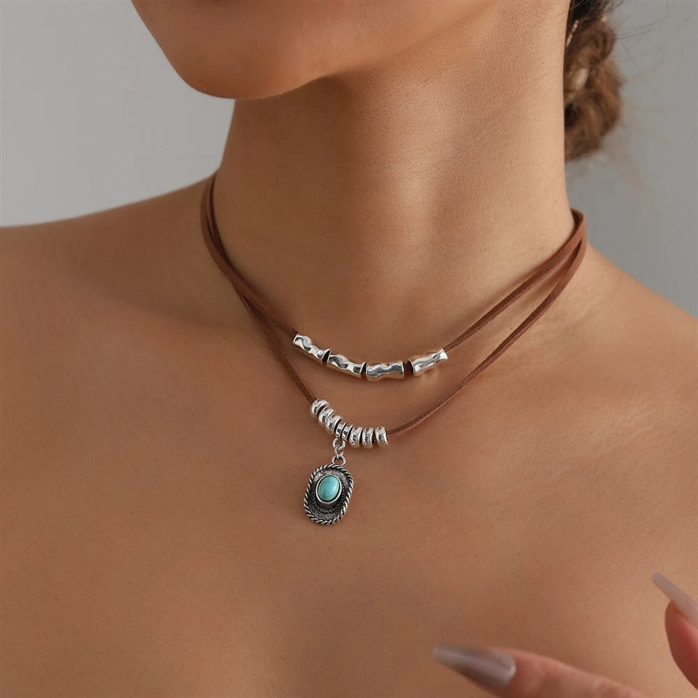 Fashion Drop Simple Sweet Elegant Layered Wearing Necklaces for Girls Dainty Jewelry for Women Ladies Accessories Wholesale