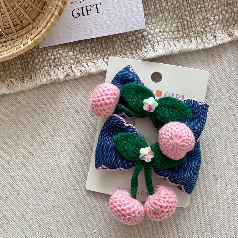 Fashion Bowknot Cute Sweet Hair Clips for Baby Girls Kawaii Classic Elegant Alligators for Kids Children Hair Accessories Chic