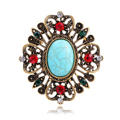 Fashion Vintage Elegant Retro Luxury Brooches for Girls Glamorous Charms Pins Jewelry for Women Ladies Accessories Wholesale