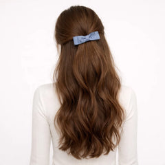 Blue Bowknot Barrette Cute Kitty Cat Hair Clips for Women Girls Elegant Sweet Fashion Hair Accessories Casual Hairwear Wholesale