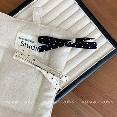 Women Bowknot Dots Heart Small Duckbill Clips Fashion Graceful Barrettes Minimalistic Hair Claws for Girls Daily Use Accessories