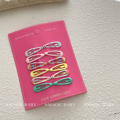 Minimalistic Simple Fashion Hair Clips for Baby Girls Cute Stylish Snap Hair Accessories for Kids for Parties