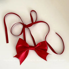 2025 Halloween Bowknot Sweet Cute Scrunchies for Baby Girls Fashion Queen Vampire Devil Hair Ties for Kids Child Hair Accessory