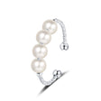 The opening is adjustable. / Silver