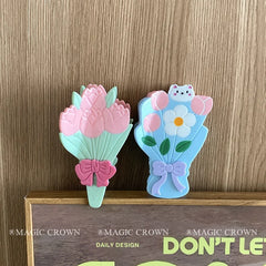 Hot Sale Tulip Acetate Flower Shape Bowknot Hair Claws Fashion Sweet Decorative Hair Clips Accessories for Travelling Beach Use