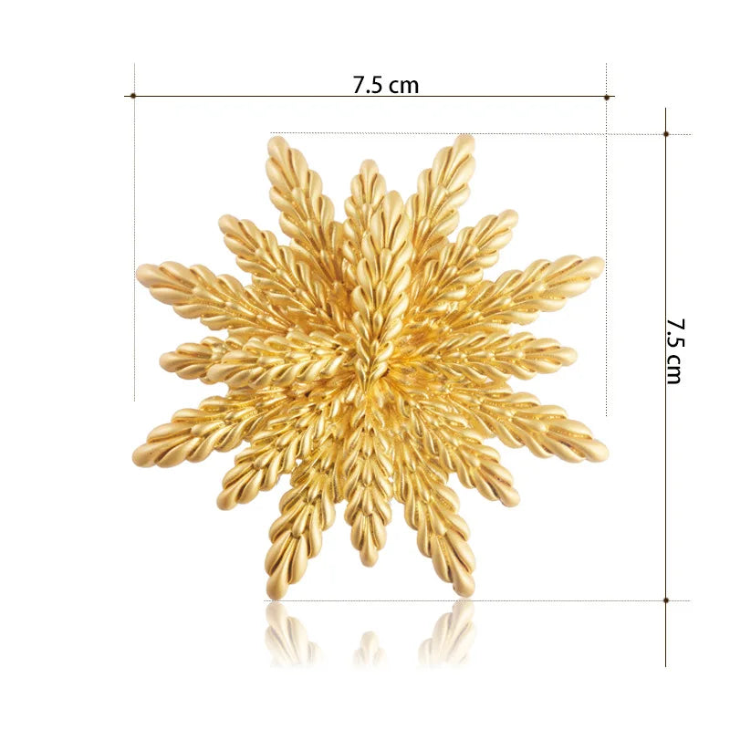 Fashion Trendy Stylish Ear of Wheat Brooches for Girls Sweet Elegant Vintage Glamorous Jewelry for Women Ladies Accessories