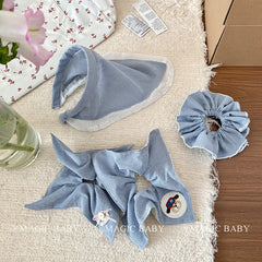 Animals Plaid Peppy Scrunchies for Baby Girls Simple Fashion Minimalistic Hair Ties for Kids Children Hair Accessories in Stock