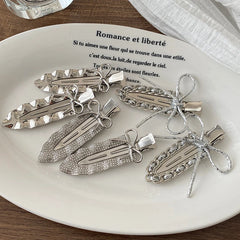 Brand New Simple Glitter Hair Clips for Girls Princess Style Fashion Trendy Chic Alligators for Women Ladies Hair Accessories