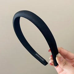 Solid Color Fashion Wide Lustrous Head Bands for Girls Chic Elegant Trendy Hair Band for Women Ladies Hair Accessories Graceful