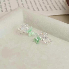 Sweet Butterfly Elegant Hoop Earrings for Girls Princess Style Trendy Jewelry for Women Ladies Bijuterias Chinese Supplier