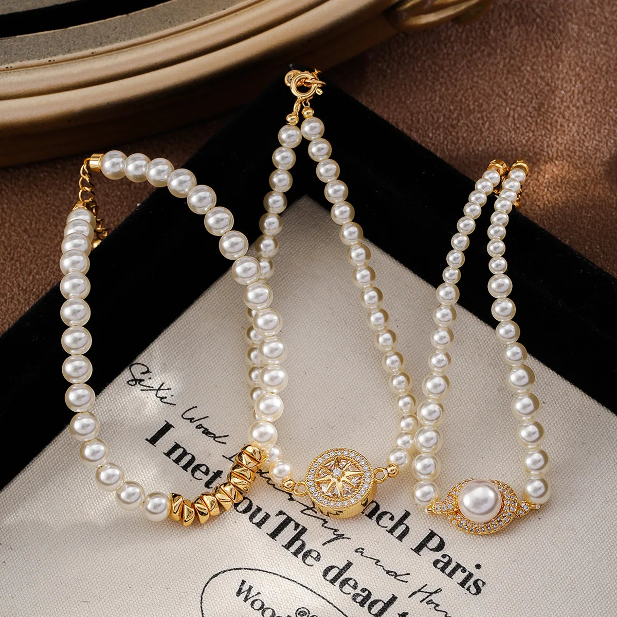 Fashion Simple Pearl Bracelets 18K Gold Plated Jewelry for Women Ladies Wholesale China Manufacturer Bulk Low Moq Classic Trendy