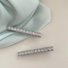 Alloy Glitter Sparkle Hair Clips for Girls Women Elegant Minimalistic Hair Accessories with Alligator Design Trendy for Parties