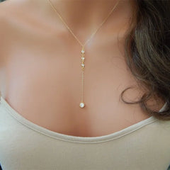 Fashion Simple Minimalistic Rhinestone Glitter Sparkle Necklaces for Girls Sweet Elegant Jewelry for Women Ladies Accessories