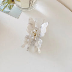 Chic Trendy Butterfly-Shaped Sweet Acetate Hair Claw Clips for Women Colorful Fashion Hair Accessories for Daily for Girls