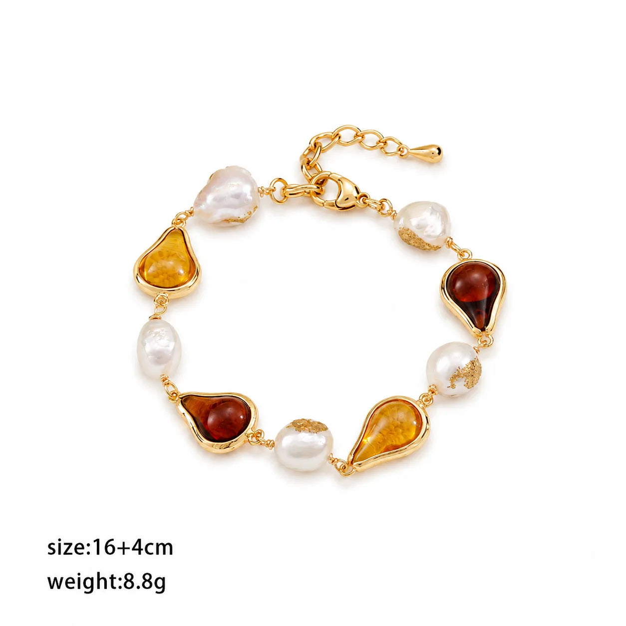 Fashion Baroque Pearl Glass Crystal Bracelets for Girls Elegant Vintage Jewelry for Women Ladies Wholesale China Factory Bulk