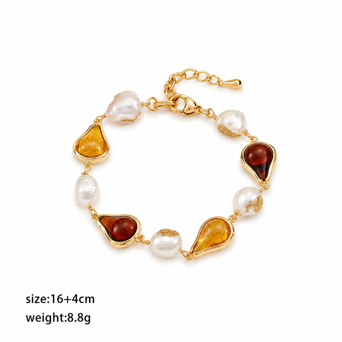 Fashion Baroque Pearl Glass Crystal Bracelets for Girls Elegant Vintage Jewelry for Women Ladies Wholesale China Factory Bulk